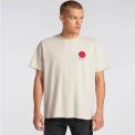 Camiseta Japanese Sun TS Silver Grev Garment Washed Beige