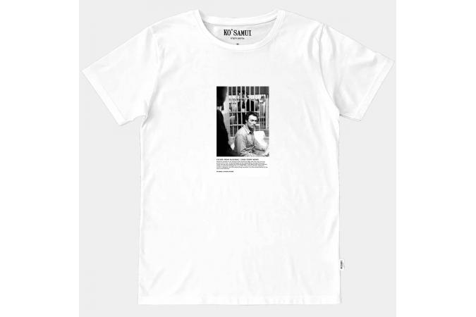 Camiseta Ko Samui TT E472 ALCATRAZ BW T-Shirt Blanca