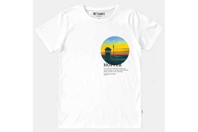 Camiseta Ko Samui TT F754 HOP Art Gallery Blanca