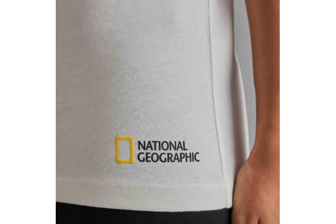 Camiseta National Geographic U121-03-805 Blanca