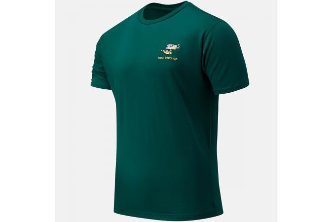 Camiseta Nb Ath Minmz Tee Nwg Verde