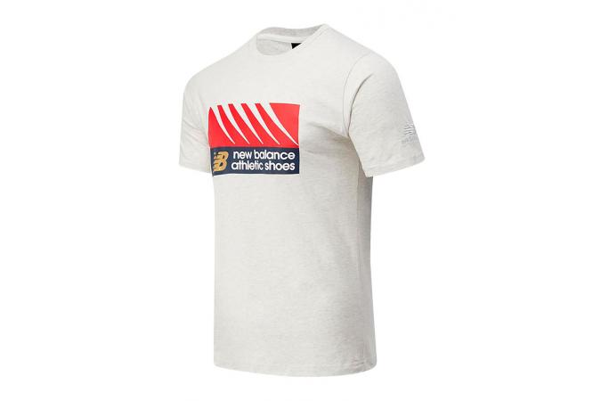 Camiseta NB Athletics Village Tee Sea Salt Heather MT03507 SAH