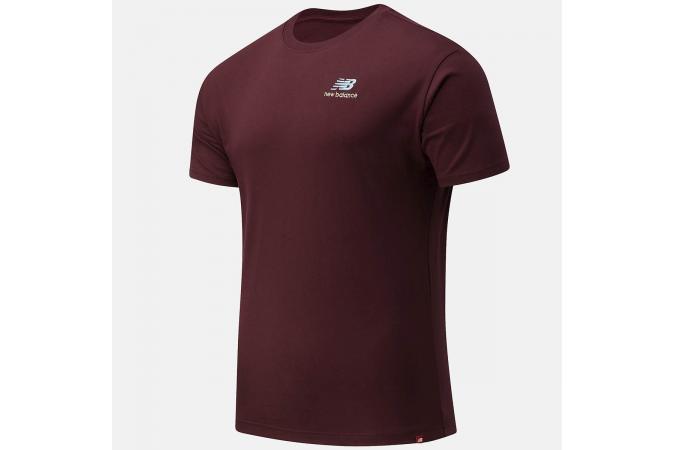 Camiseta NB Essentials Embroidered Tee Granate