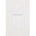 Camiseta Now or never blanco