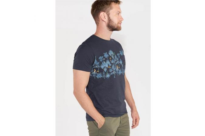 Camiseta Le Temps Des Cerises Outer Space Marino