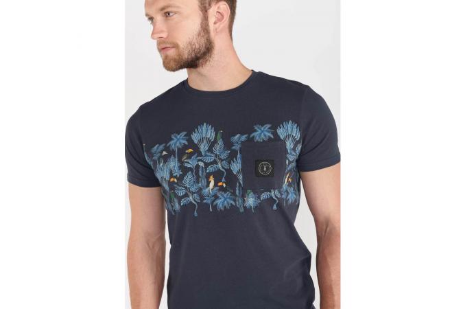 Camiseta Le Temps Des Cerises Outer Space Marino