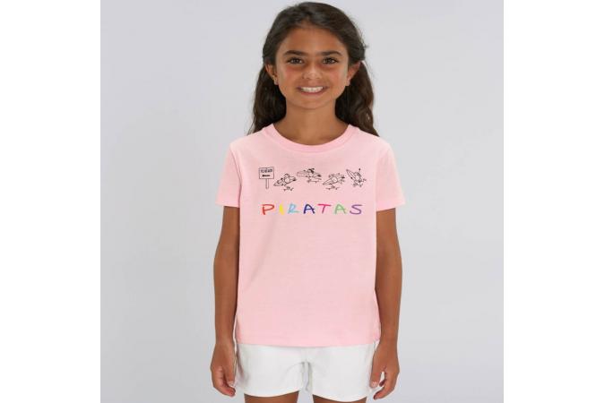 Camiseta Piratas Jnr Rosa