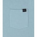 Camiseta Edwin Pocket Ts Blue Fog Garment Washed