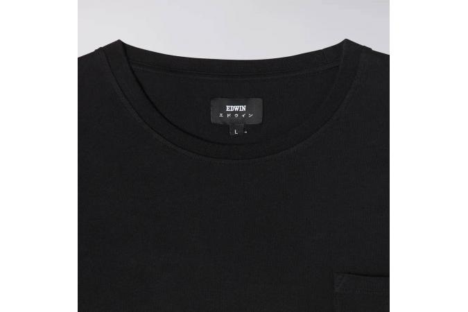 Camiseta Pocket TS Black Garment Washed