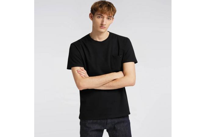 Camiseta Pocket TS Black Garment Washed