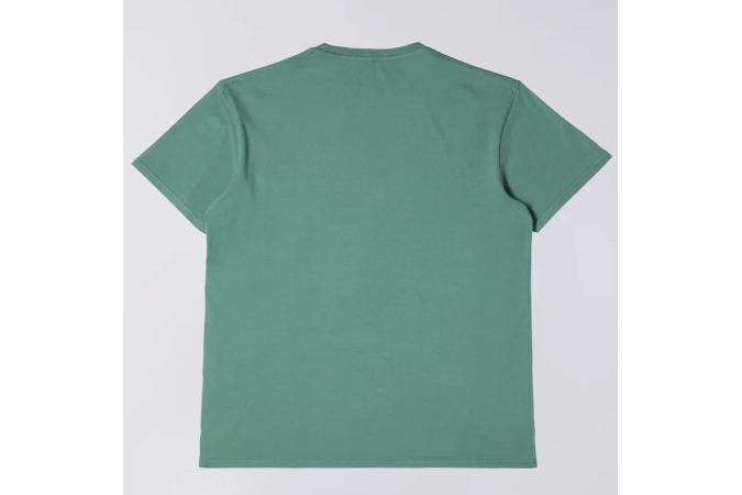 Camiseta Pocket Ts Blue spruce Garment Washed