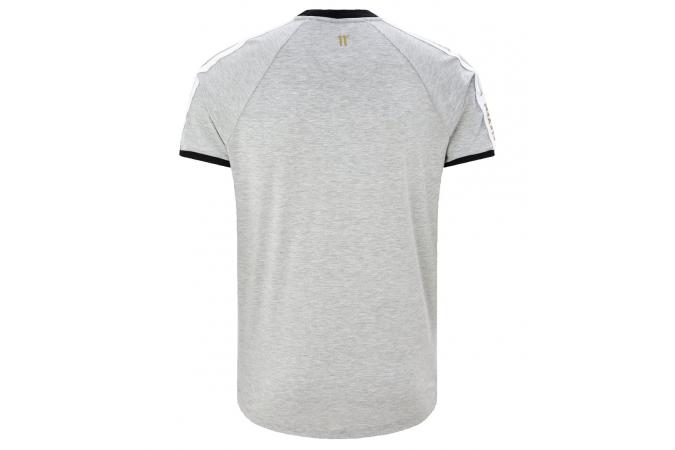 Camiseta Taped Ringer - Light Grey Marl/Gold