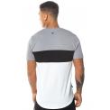 Camiseta Triple Panel - Silver/White/Black