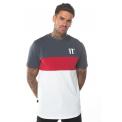 Camiseta Triple Panel - Anthracite/Ski Patrol Red/White