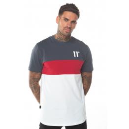 Camiseta Triple Panel - Anthracite/Ski Patrol Red/White