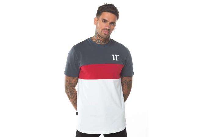 Camiseta Triple Panel - Anthracite/Ski Patrol Red/White