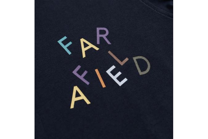 Camiseta Far Afield FA T-Shirt Wonky Logo Carbon