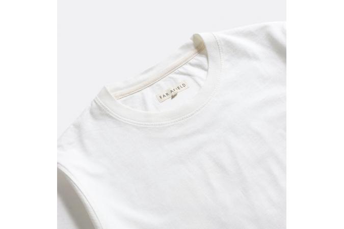 Camiseta Wonky Logo White