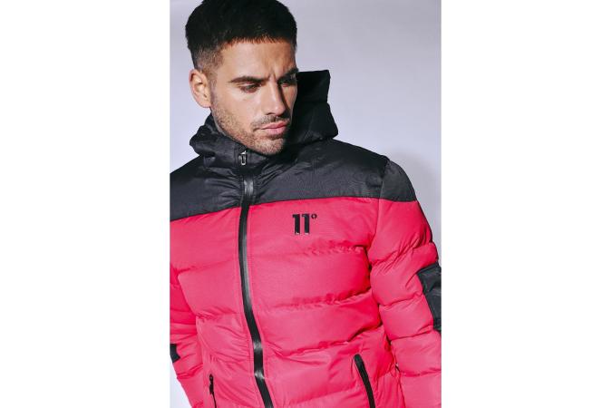 Chaqueta Panelled Missile Jacket Rojo