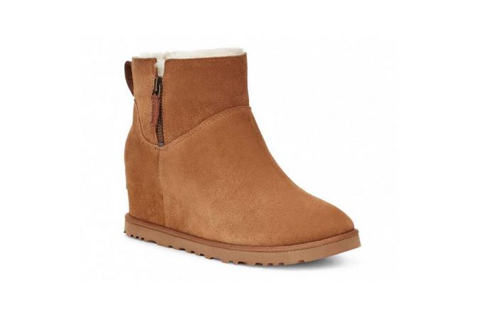 Bota Classic Femme Zip Mini Chesnut