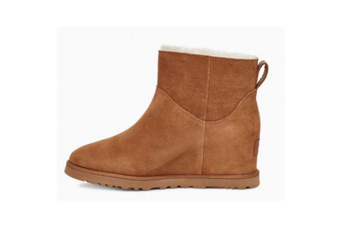 Bota Classic Femme Zip Mini Chesnut