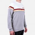 Sudadera Block Fleece Crew Blanco