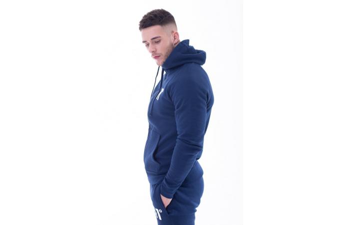 Sudadera Core Full Zip Hoodie Insignia Blue