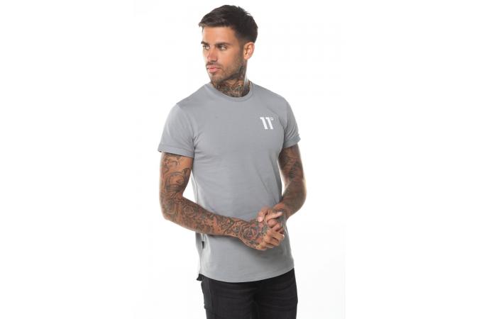 CORE MUSCLE FIT T-SHIRT SILVER