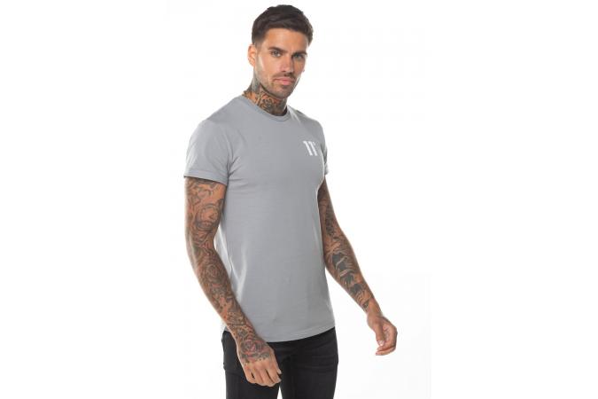 CORE MUSCLE FIT T-SHIRT SILVER