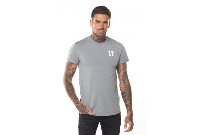 CORE MUSCLE FIT T-SHIRT SILVER