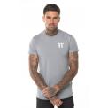 CORE MUSCLE FIT T-SHIRT SILVER