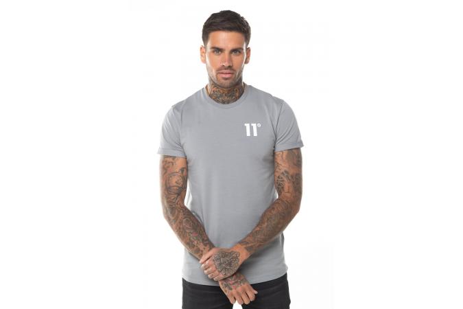 CORE MUSCLE FIT T-SHIRT SILVER