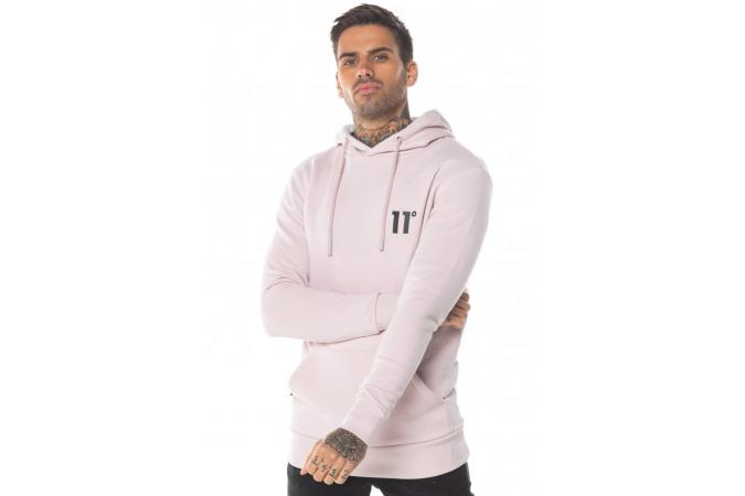 Sudadera Core Pullover Hoodie Slate Pink