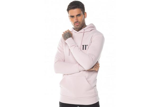 CORE OVER HOODIE SLATE PINK