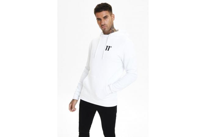 CORE PULL OVER HOODIE WHITE