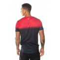 DOT FADE T-SHIRT BLACK,SKI PATROL RED