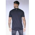 Camiseta Embossed graphic Arm Panel T-Shirt Black