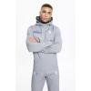 eon Block Pull over Hoodie Grey Marl