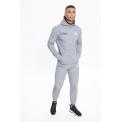 eon Block Pull over Hoodie Grey Marl