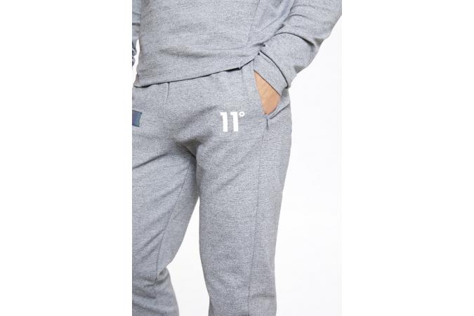 Eon Fade Logo Joggers Skinny Fit Grey Marl