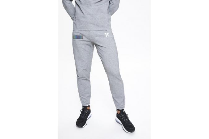 Eon Fade Logo Joggers Skinny Fit Grey Marl