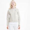 EVOSTRIP FULL-ZIP HOODIE WHITE HEATHER