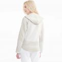 Sudadera Evostrip Full-Zip Hoodie White Heather