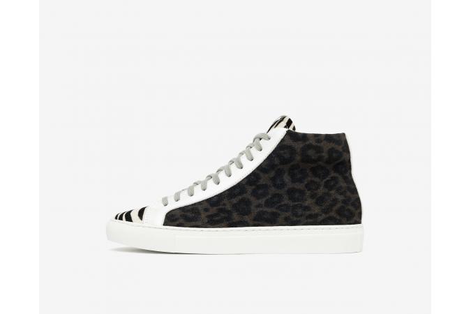 Zapatillas F20STARBS-W Leopardo/Gris