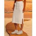 Falda Bolt Plain Skirt Blanca