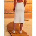 Falda Bolt Plain Skirt Blanca