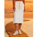 Falda Bolt Plain Skirt Blanca