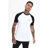 Camiseta Gold Taped Ringer T-shirt Blanco/Negro