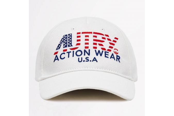 Gorra Autry ACIU CAP1 Iconic Unisex  Flag White