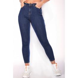 Pantalones Hich Waisted Super Skinny Jeans Indigo